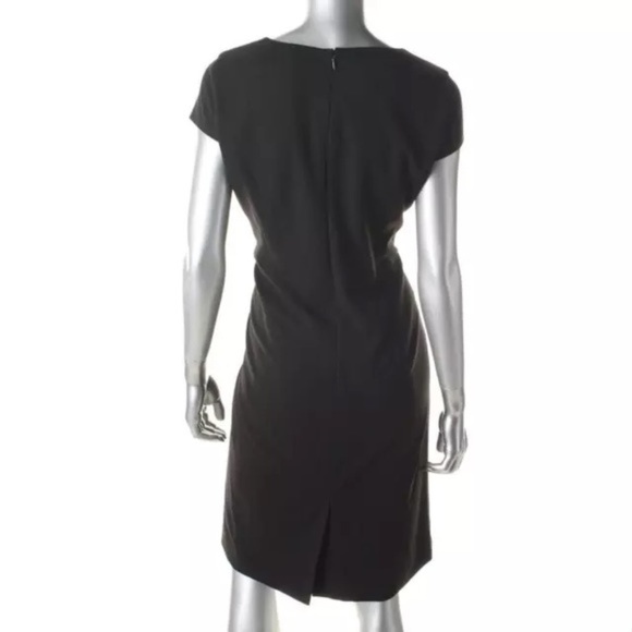 NWT*JONES NEW YORK Black Gathered Dress - Picture 2 of 2